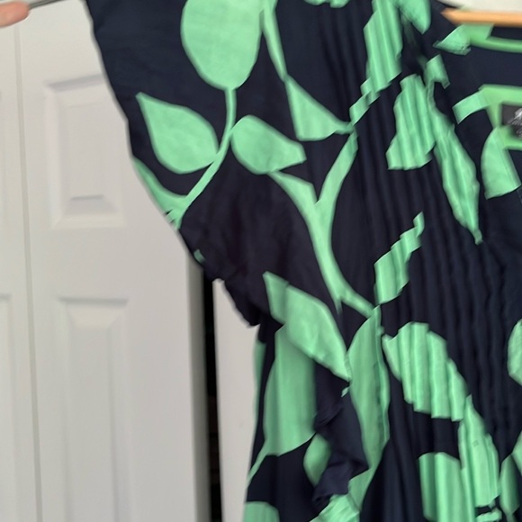 Anthropologie Maeve Casandra Maxi Dress in Navy and Green - Picture 7 of 7